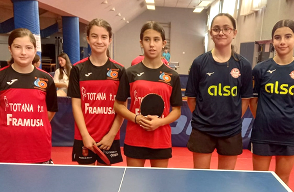 Las féminas del Framusa Totana participaron en el Campeonato Autonómico de Equipos Femeninos